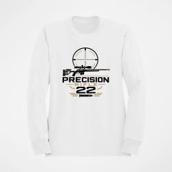 Sweat Tir Sportif Precision Rifle 22 Cartouche Blanc / Orange