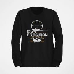 Sweat Tir Sportif Precision Rifle 22 Cartouche Noir / Orange