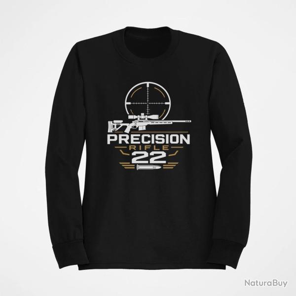 Sweat Tir Sportif Precision Rifle 22 Cartouche Noir / Orange