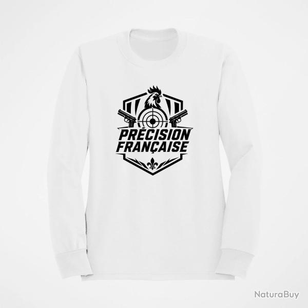 Sweat Tir Sportif Pr�cision fran�aise Blanc
