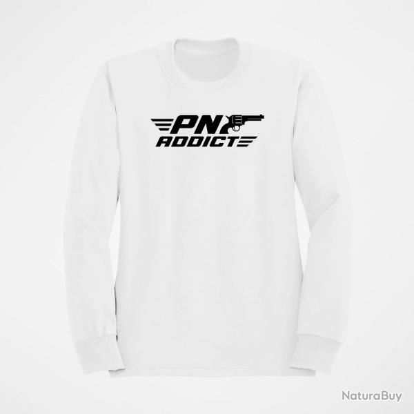 Sweat Tir Sportif PN Addict Blanc