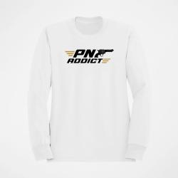 Sweat Tir Sportif PN Addict Blanc / Orange