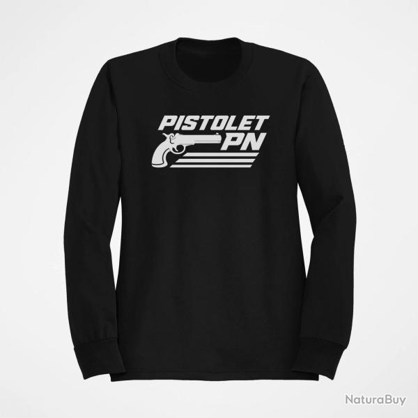 Sweat Tir Sportif Pistolet PN Noir