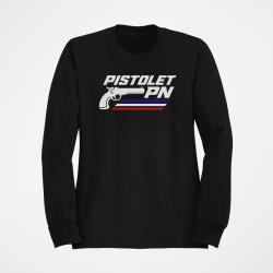 Sweat Tir Sportif Pistolet PN Noir / Orange