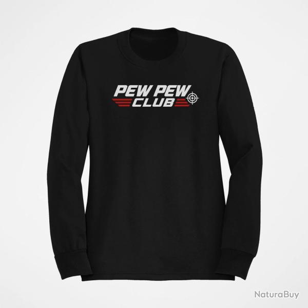 Sweat Tir Sportif Pew Pew Club Noir / Orange