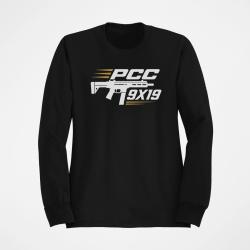 Sweat Tir Sportif PCC 9&times;19 Noir / Orange