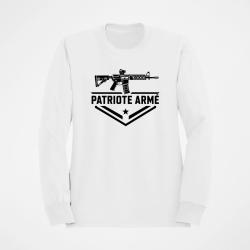 Sweat Tir Sportif Patriote Arme Blanc