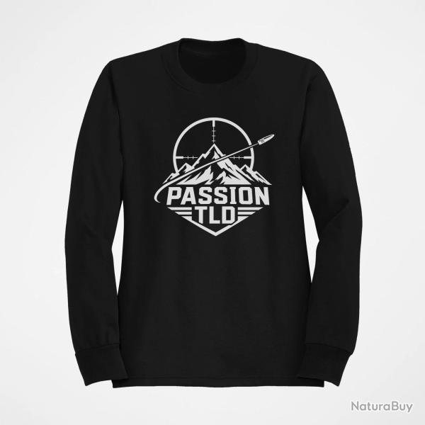 Sweat Tir Sportif Passion TLD Noir