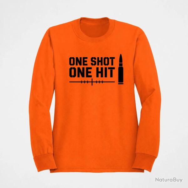 Sweat Tir Sportif One Shot One Hit Cartouche Orange