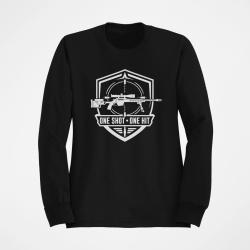 Sweat Tir Sportif One Shot One Hit Blason carabine Noir