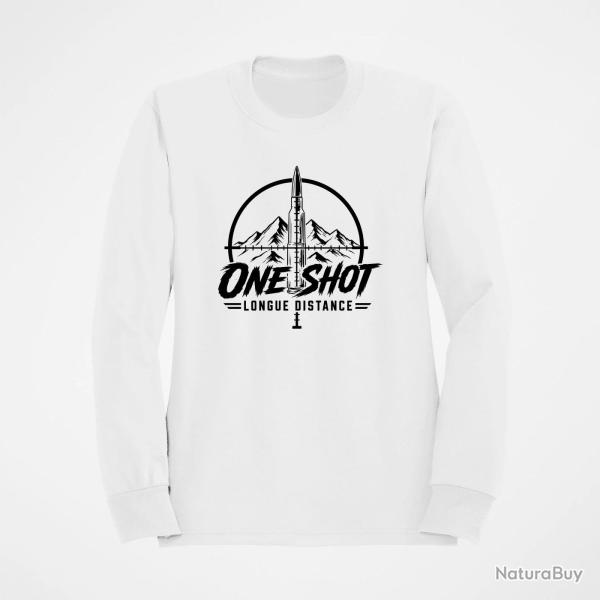 Sweat Tir Sportif One Shot Blanc