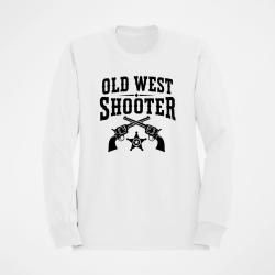 Sweat Tir Sportif Old West Shooter Blanc