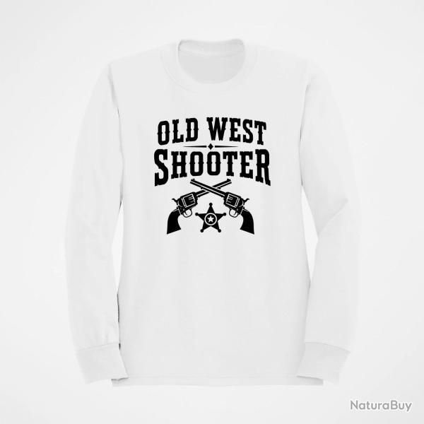 Sweat Tir Sportif Old West Shooter Blanc