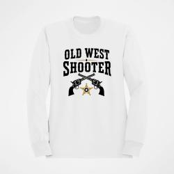 Sweat Tir Sportif Old West Shooter Blanc / Orange