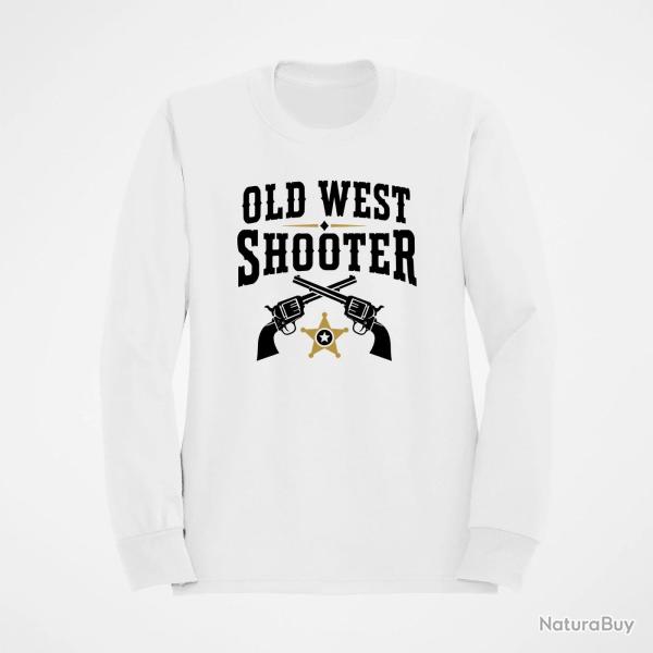 Sweat Tir Sportif Old West Shooter Blanc / Orange