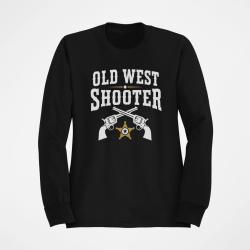 Sweat Tir Sportif Old West Shooter Noir / Orange