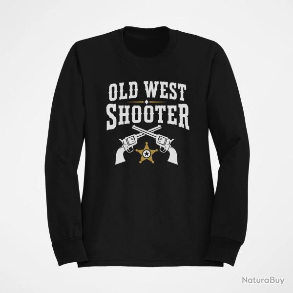 Sweat Tir Sportif Old West Shooter Noir / Orange
