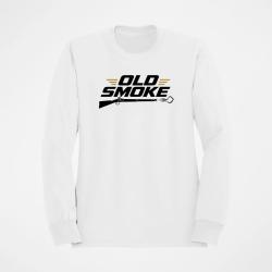 Sweat Tir Sportif Old smoke Blanc / Orange