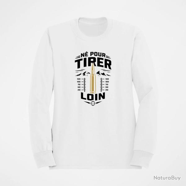 Sweat Tir Sportif N� pour tirer loin Blanc / Orange
