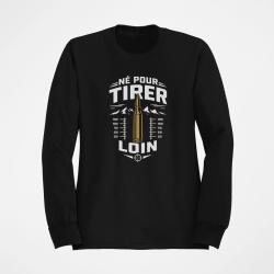 Sweat Tir Sportif N&eacute; pour tirer loin Noir / Orange