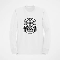 Sweat Tir Sportif Mouche chronique Blanc