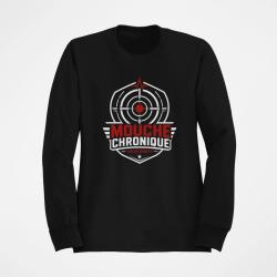 Sweat Tir Sportif Mouche chronique Noir / Orange