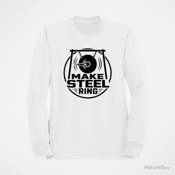 Sweat Tir Sportif Make Steel Ring Blanc