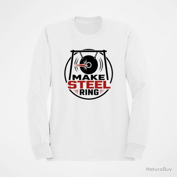 Sweat Tir Sportif Make Steel Ring Blanc / Orange