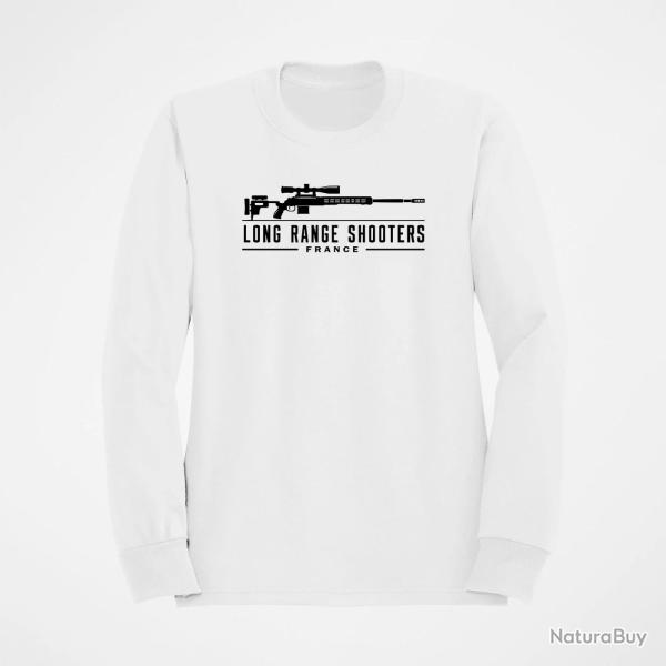 Sweat Tir Sportif Long Range Shooter Blanc