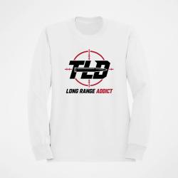 Sweat Tir Sportif Long Range Addict Blanc / Orange