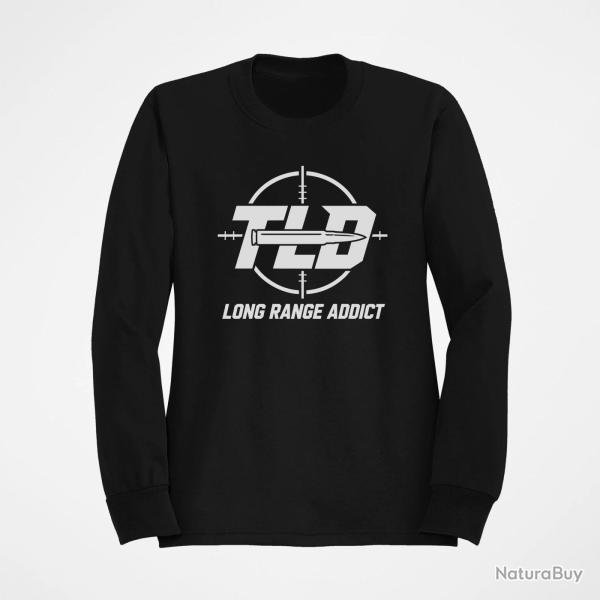 Sweat Tir Sportif Long Range Addict Noir