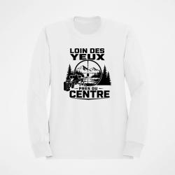 Sweat Tir Sportif Loin des yeux, pr&egrave;s du centre Blanc