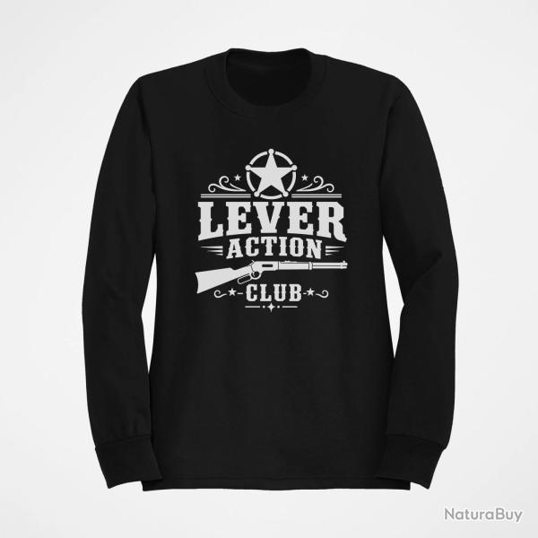 Sweat Tir Sportif Lever Action Club Noir