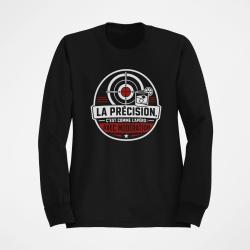 Sweat Tir Sportif La pr&eacute;cision, c'est comme l'ap&eacute;ro Avec mod&eacute;ration Noir / Orange