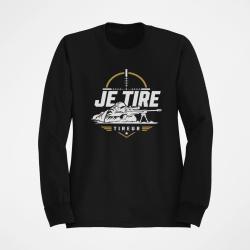 Sweat Tir Sportif Je tire Noir / Orange
