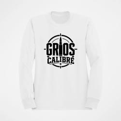 Sweat Tir Sportif Gros calibre Cartouche Blanc