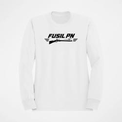 Sweat Tir Sportif Fusil PN Blanc