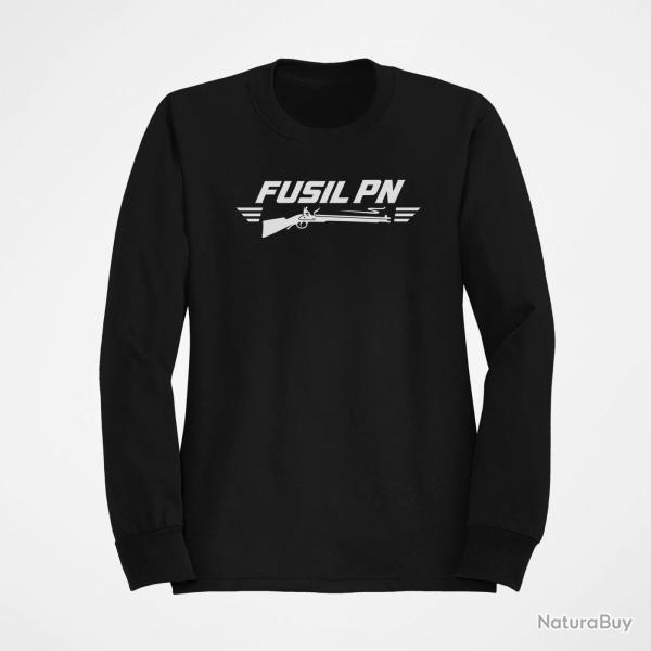 Sweat Tir Sportif Fusil PN Noir