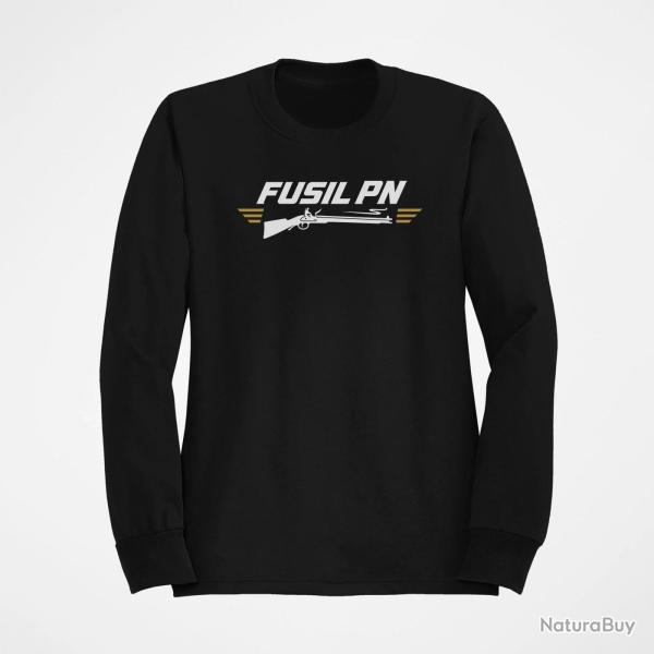 Sweat Tir Sportif Fusil PN Noir / Orange