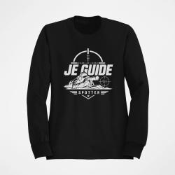 Sweat Tir Sportif Je guide Noir