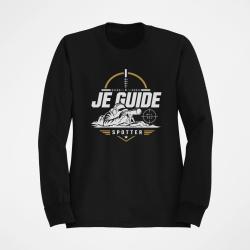 Sweat Tir Sportif Je guide Noir / Orange