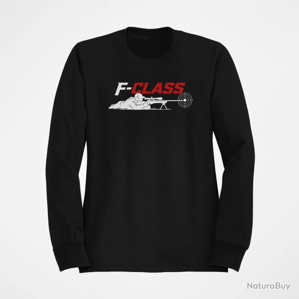 Sweat Tir Sportif F-Class Tireur couch� Noir / Orange
