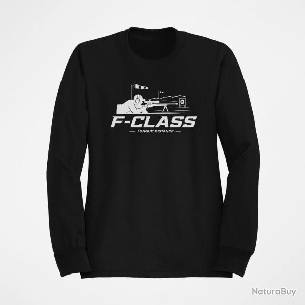 Sweat Tir Sportif F-Class Longue distance Noir