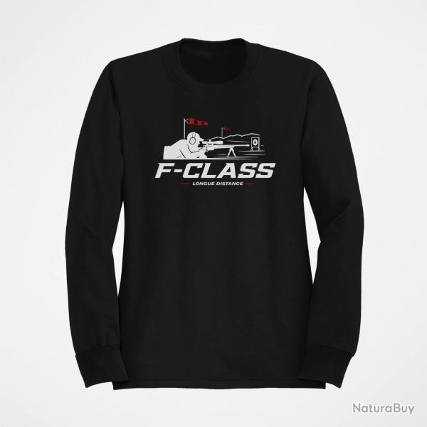 Sweat Tir Sportif F-Class Longue distance Noir / Orange