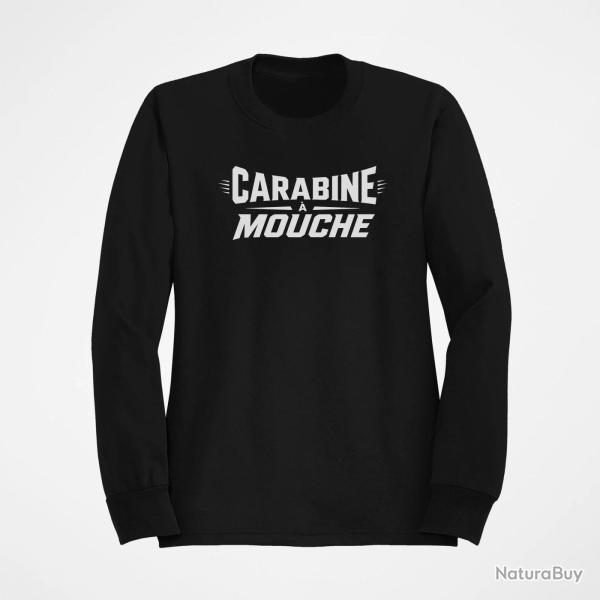 Sweat Tir Sportif Carabine � mouche Noir
