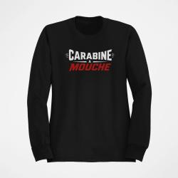 Sweat Tir Sportif Carabine &agrave; mouche Noir / Orange