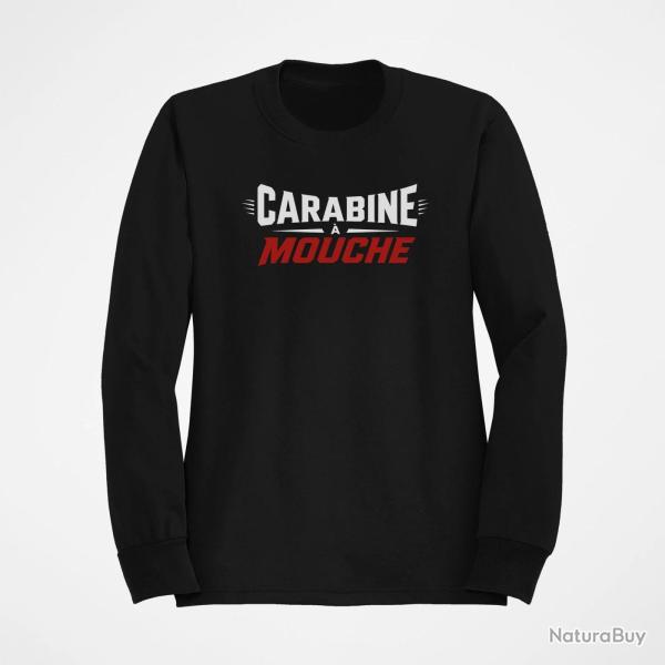 Sweat Tir Sportif Carabine � mouche Noir / Orange
