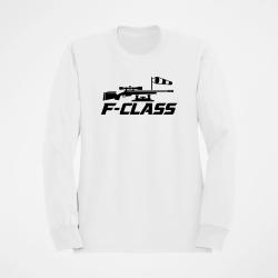 Sweat Tir Sportif F-Class Carabine et manche &agrave; air Blanc