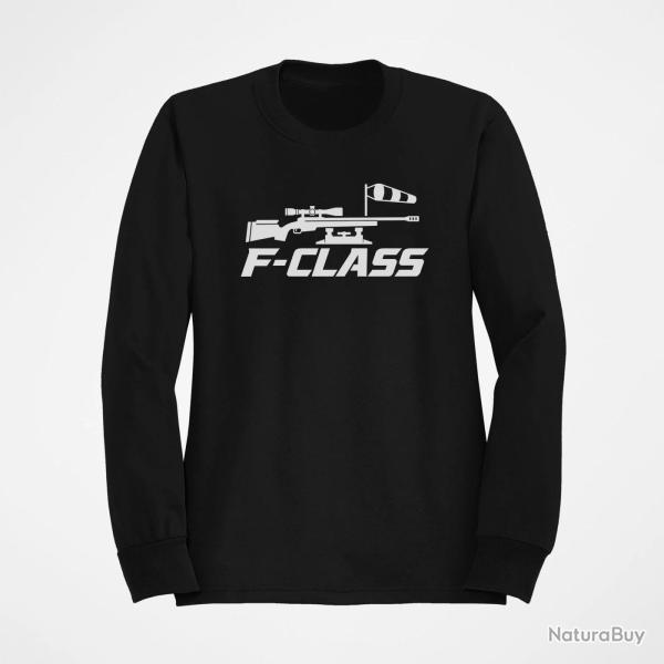 Sweat Tir Sportif F-Class Carabine et manche � air Noir
