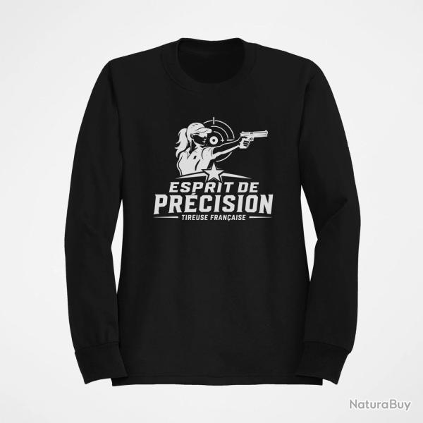 Sweat Tir Sportif Esprit de pr�cision Noir